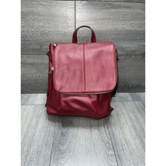 I.N.C. International Concepts Elliah Convertible Backpack Red Gold - Picture 2 of 12